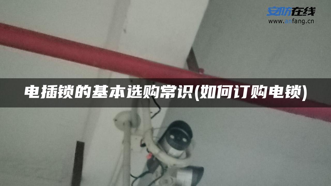 电插锁的基本选购常识(如何订购电锁)