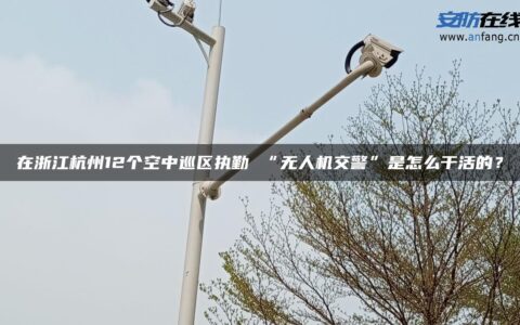 在浙江杭州12个空中巡区执勤 “无人机交警”是怎么干活的？