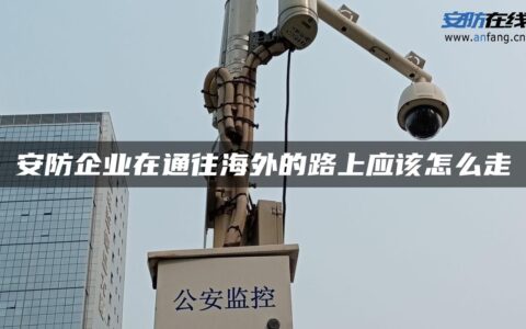 安防企业在通往海外的路上应该怎么走