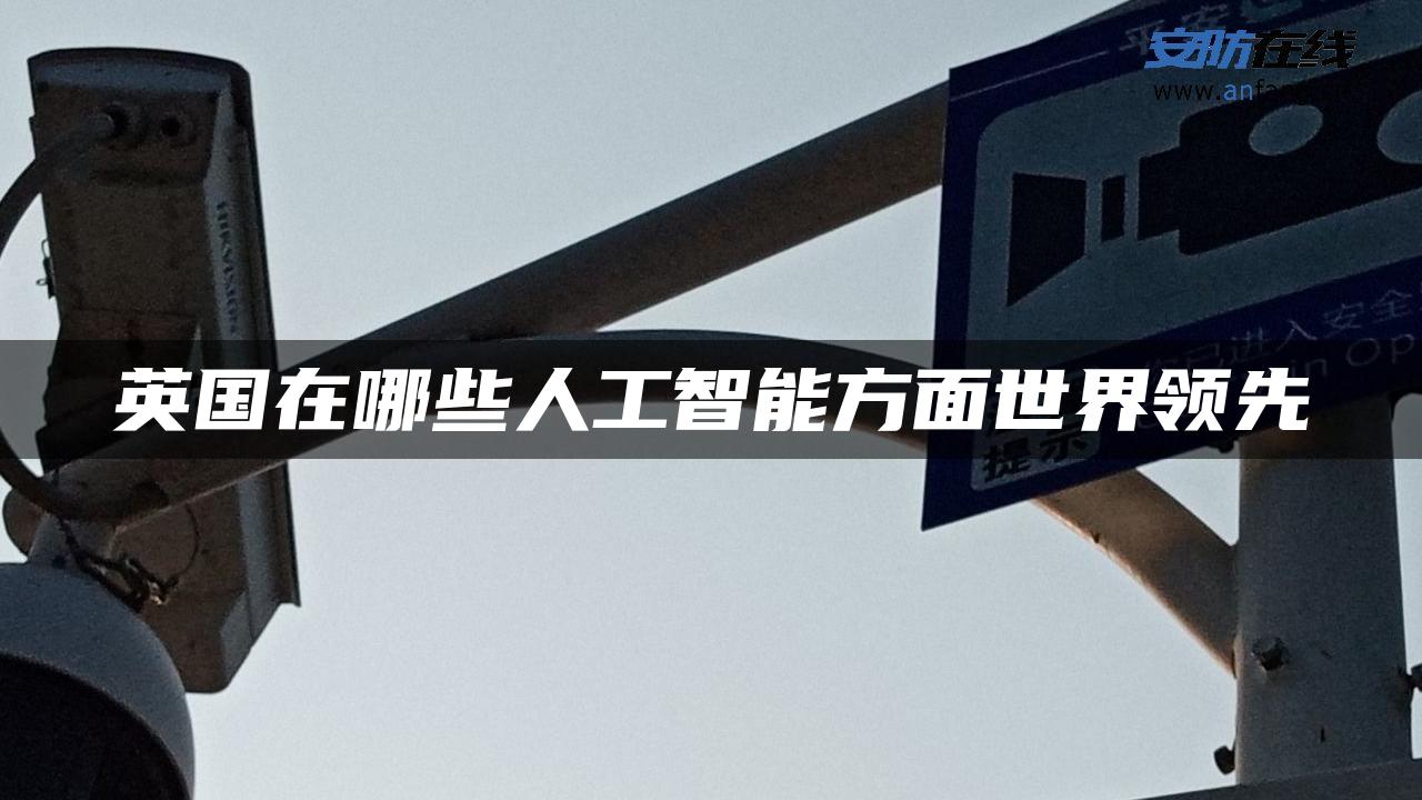 英国在哪些人工智能方面世界领先
