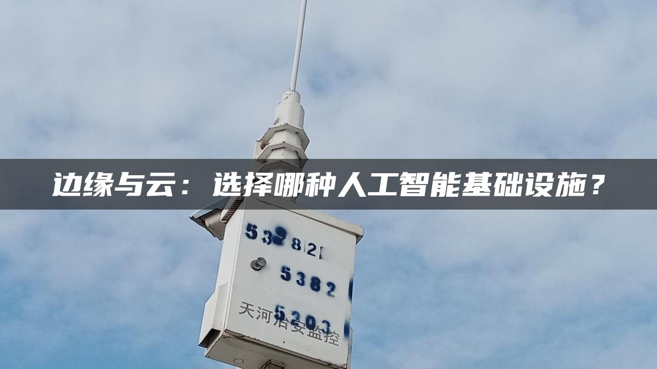 边缘与云：选择哪种人工智能基础设施？