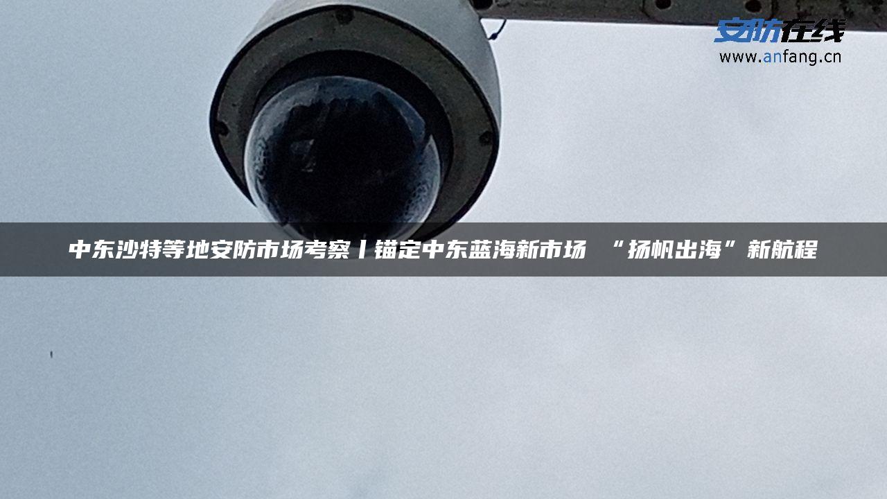 中东沙特等地安防市场考察丨锚定中东蓝海新市场 “扬帆出海”新航程