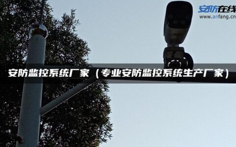 安防监控系统厂家（专业安防监控系统生产厂家）