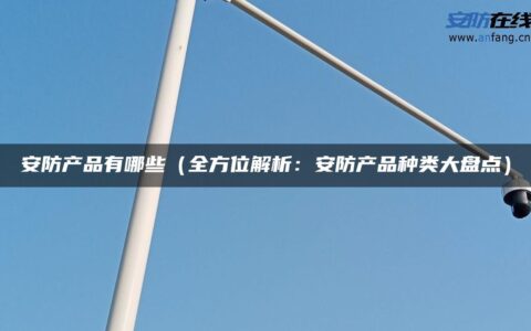 安防产品有哪些（全方位解析：安防产品种类大盘点）
