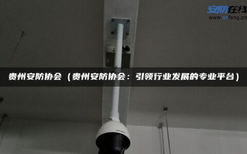 贵州安防协会（贵州安防协会：引领行业发展的专业平台）