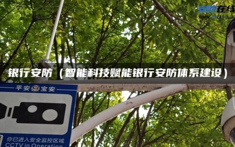 银行安防（智能科技赋能银行安防体系建设）