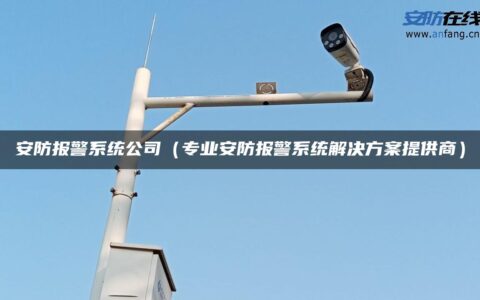 安防报警系统公司（专业安防报警系统解决方案提供商）