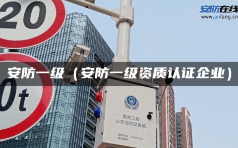 安防一级（安防一级资质认证企业）