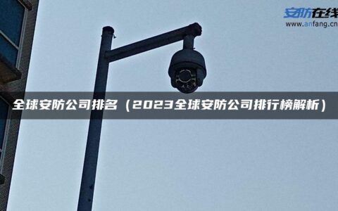 全球安防公司排名（2023全球安防公司排行榜解析）
