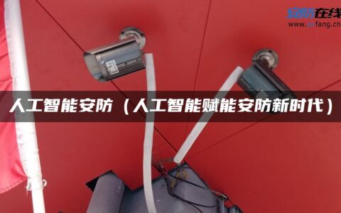 人工智能安防（人工智能赋能安防新时代）