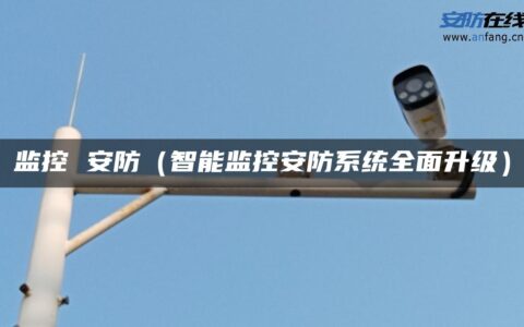 监控 安防（智能监控安防系统全面升级）