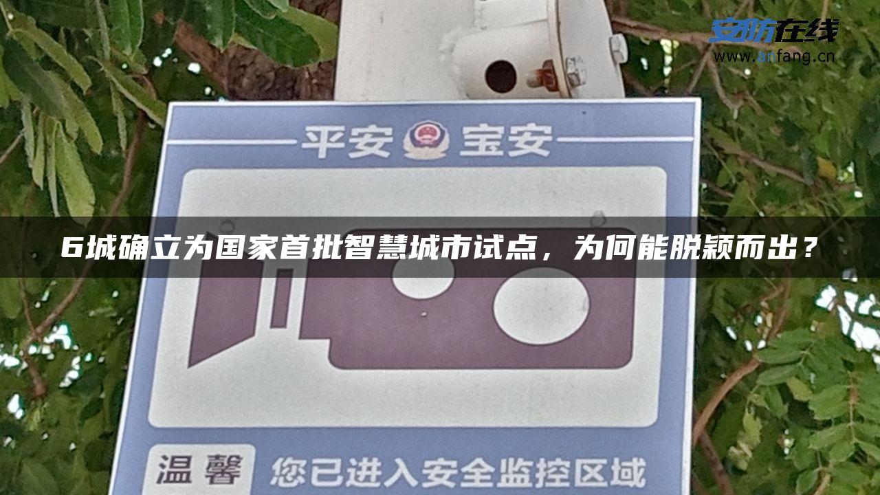 6城确立为国家首批智慧城市试点，为何能脱颖而出？