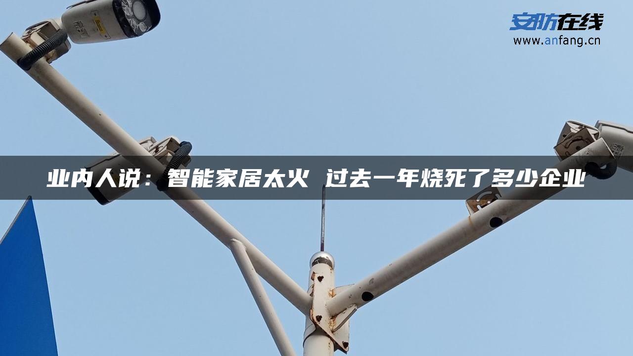 业内人说:智能家居太火 过去一年烧死了多少企业 业内人说:智能家居太火 过去一年烧死了多少企业