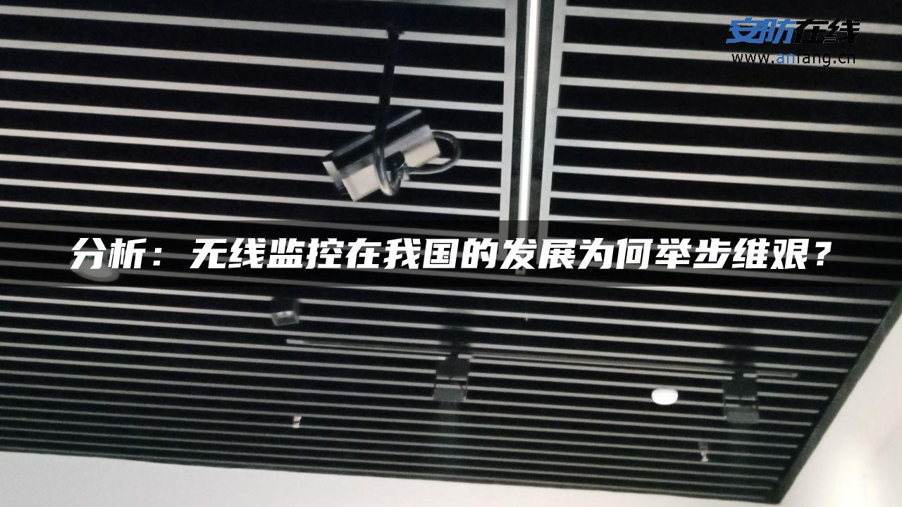 分析：无线监控在我国的发展为何举步维艰？