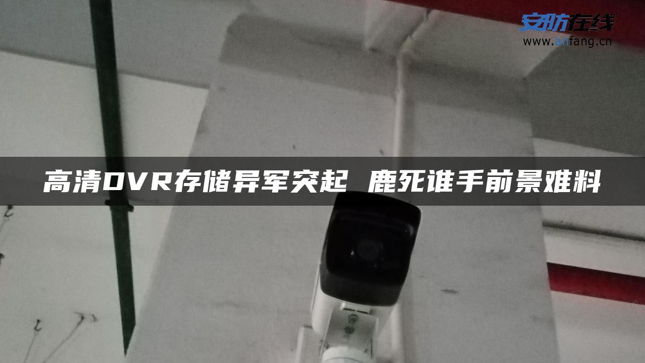 高清DVR存储异军突起 鹿死谁手前景难料 高清DVR存储异军突起 鹿死谁手前景难料