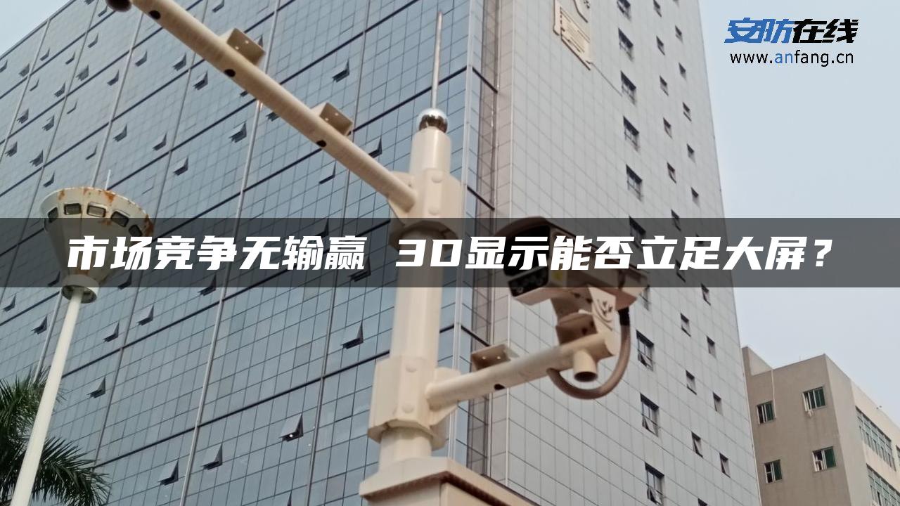 市场竞争无输赢 3D显示能否立足大屏？