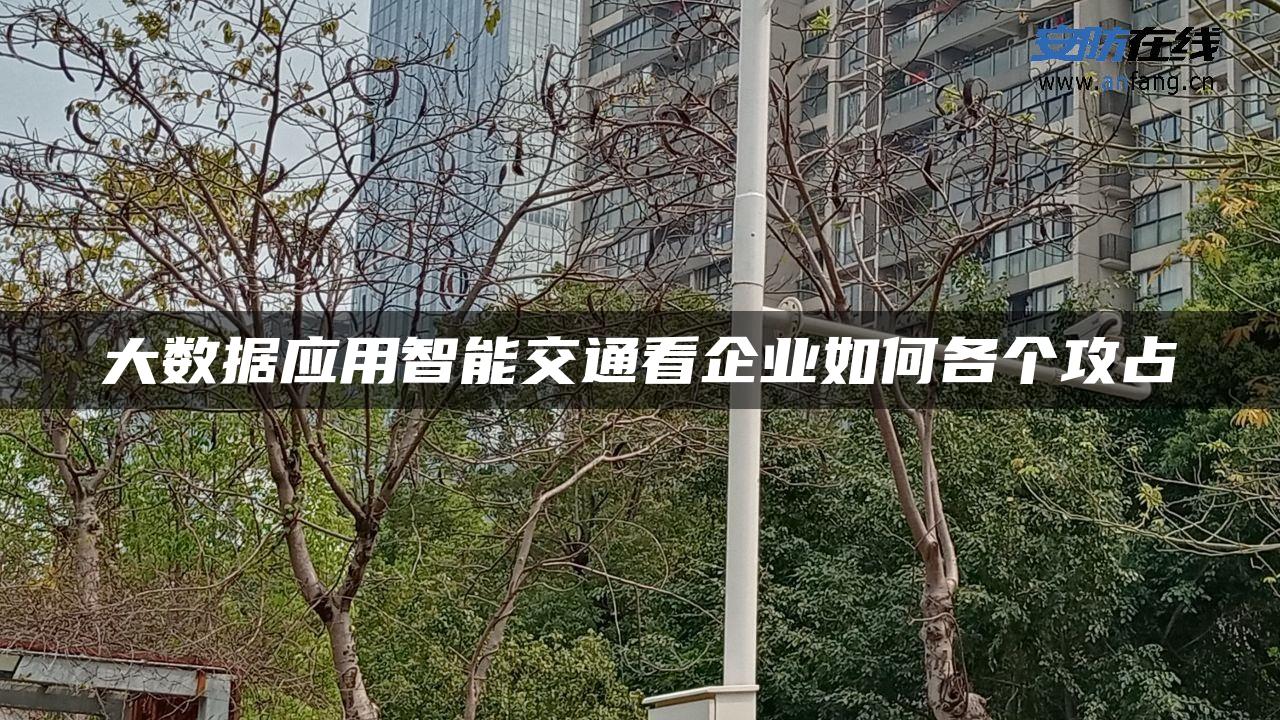 大数据应用智能交通看企业如何各个攻占