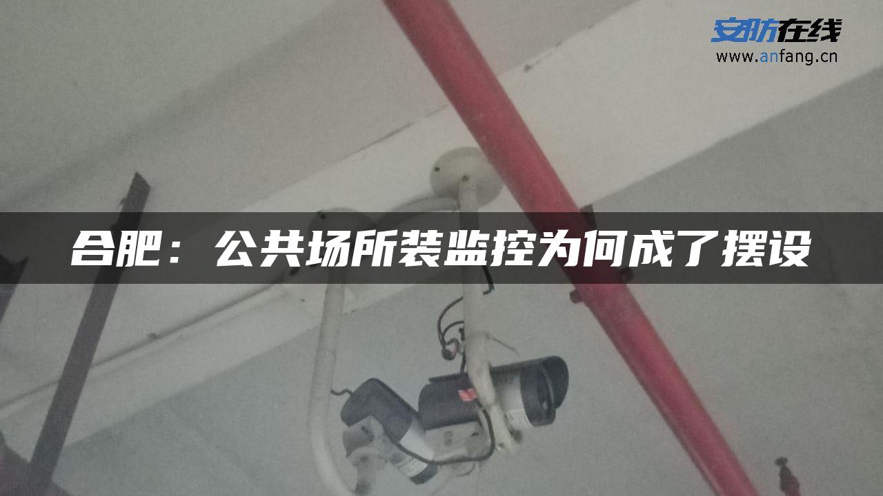 合肥：公共场所装监控为何成了摆设