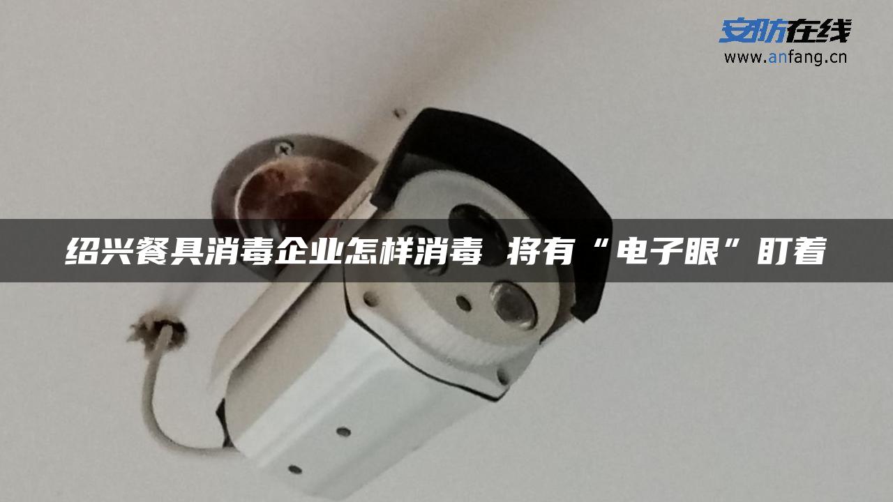 绍兴餐具消毒企业怎样消毒 将有“电子眼”盯着