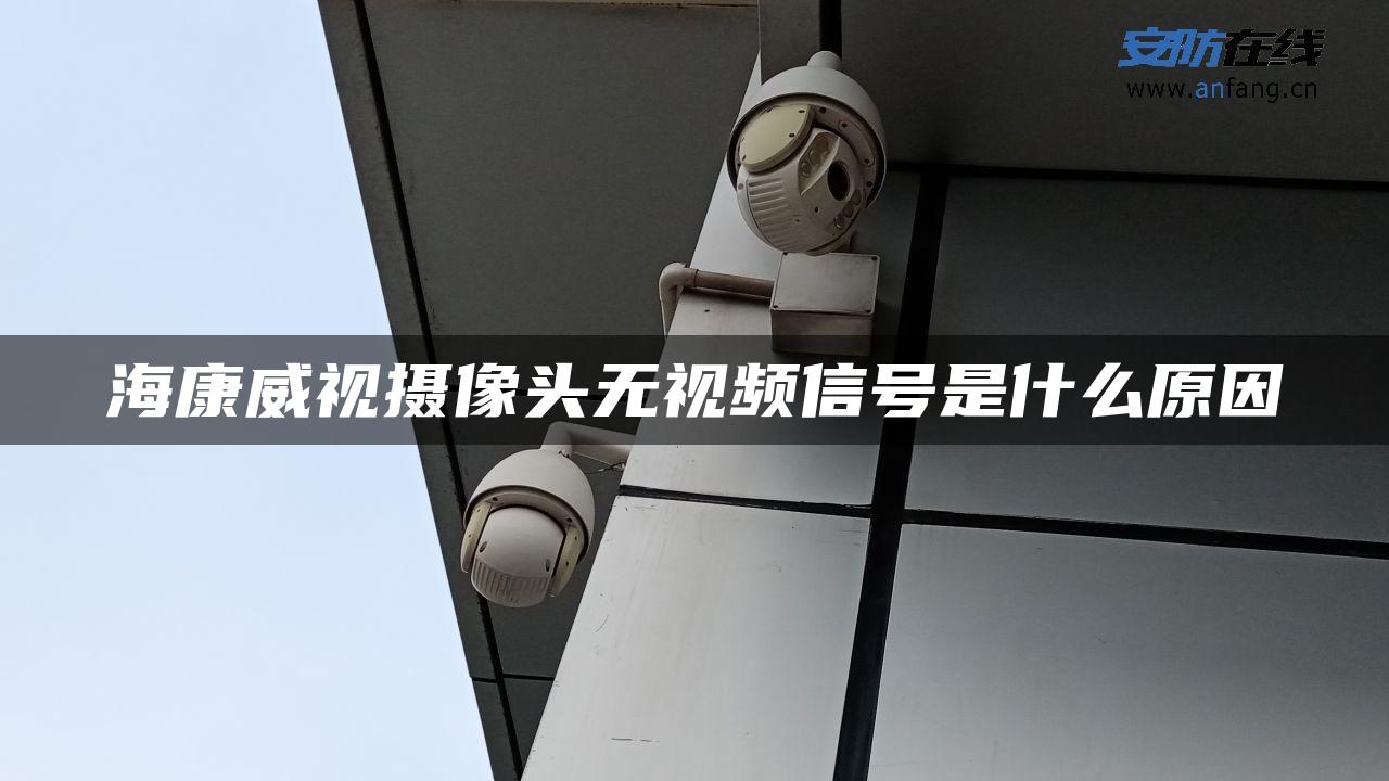 海康威视摄像头无视频信号是什么原因