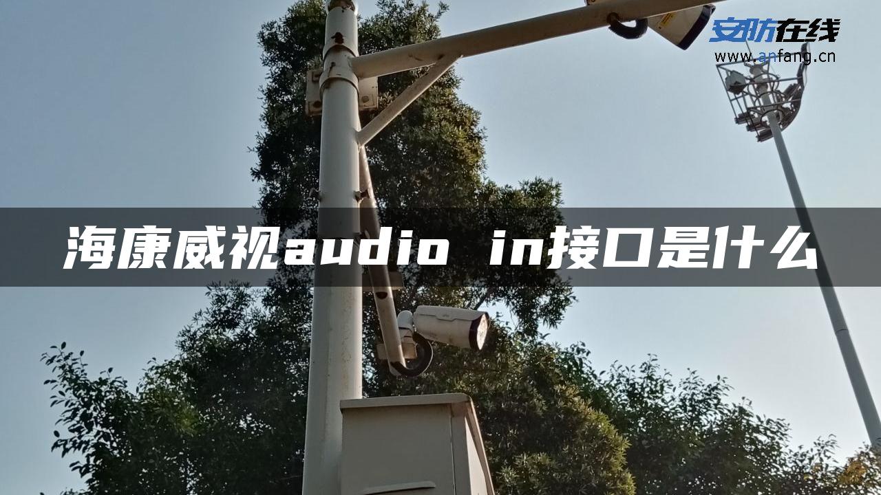海康威视audio in接口是什么