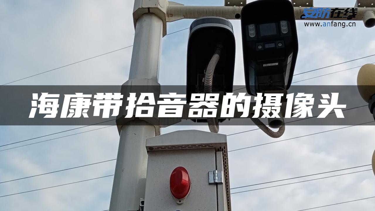 海康带拾音器的摄像头 海康带拾音器的摄像头