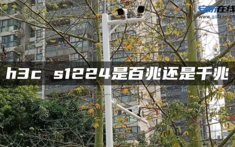 h3c s1224是百兆还是千兆
