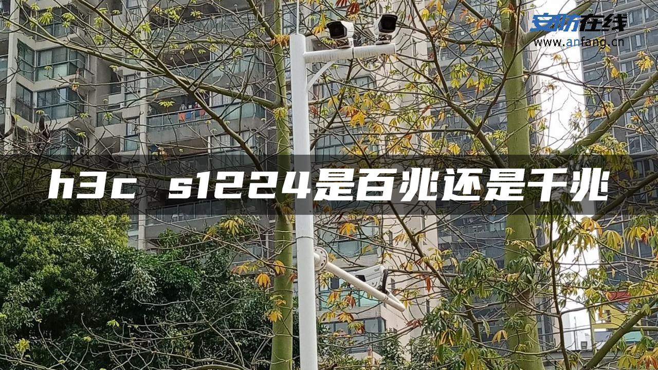 h3c s1224是百兆还是千兆