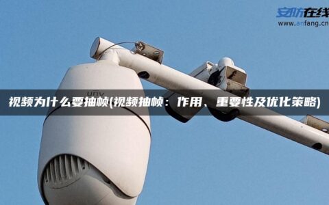 视频为什么要抽帧(视频抽帧：作用、重要性及优化策略)