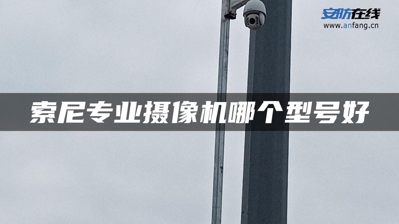 索尼专业摄像机哪个型号好