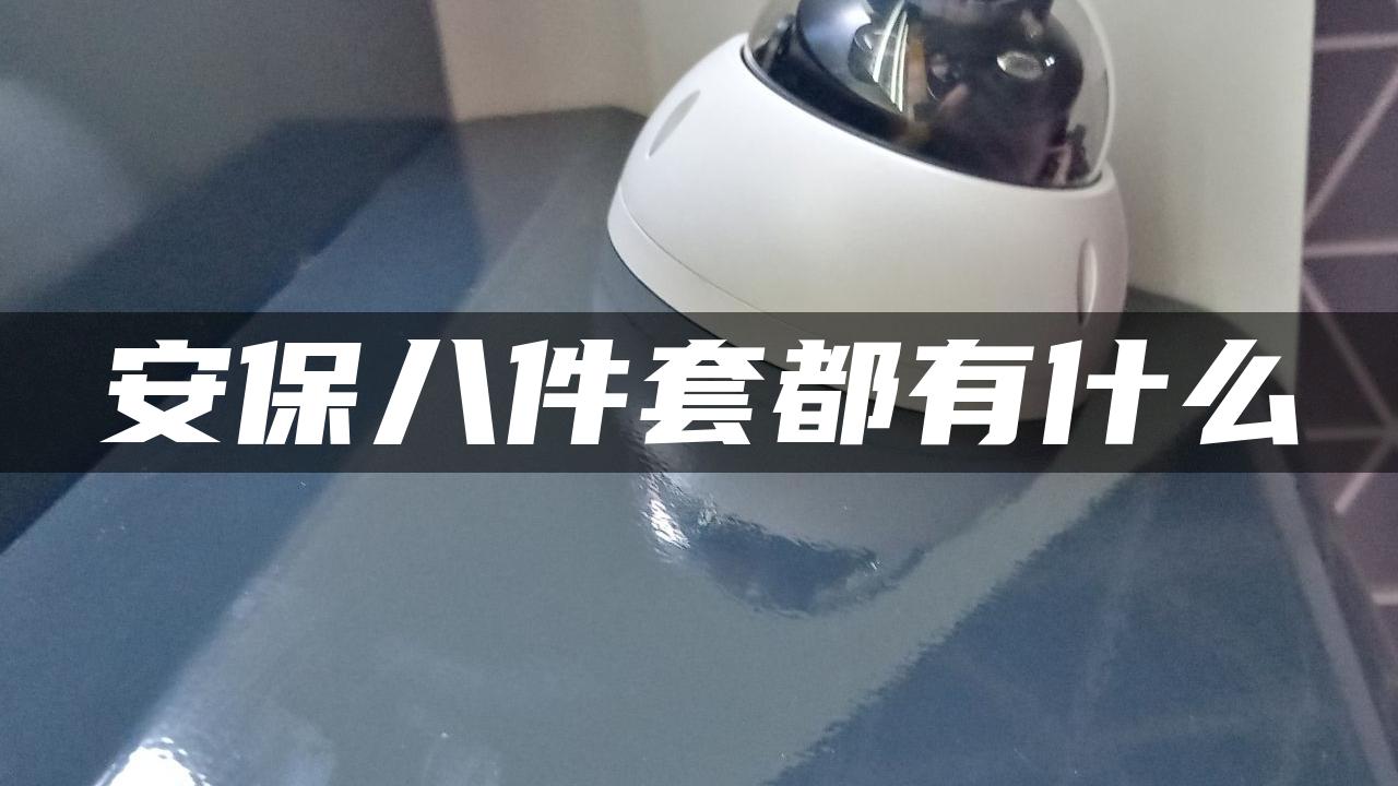 安保八件套都有什么