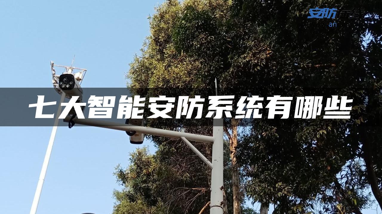 七大智能安防系统有哪些