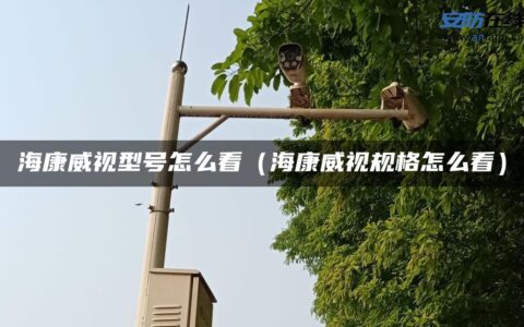 海康威视型号怎么看（海康威视规格怎么看）