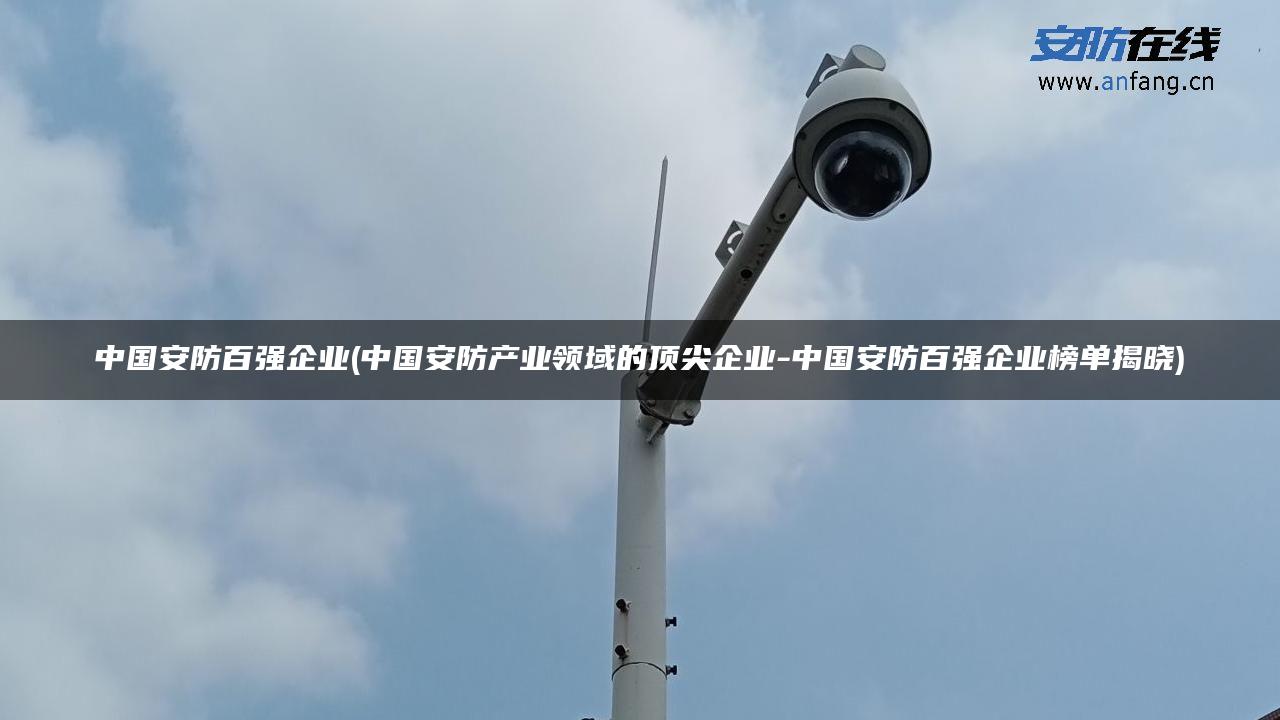 中国安防百强企业(中国安防产业领域的顶尖企业-中国安防百强企业榜单揭晓) 中国安防百强企业(中国安防产业领域的顶尖企业-中国安防百强企业榜单揭晓)