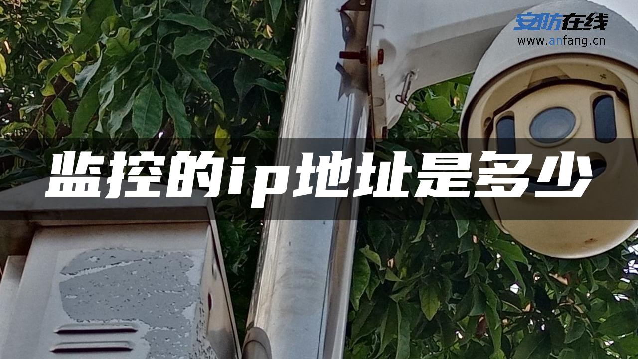 监控的ip地址是多少