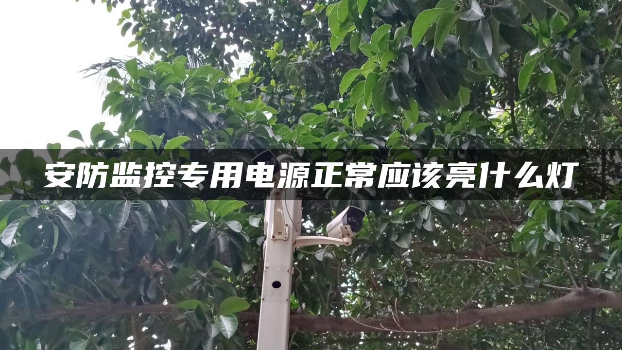 安防监控专用电源正常应该亮什么灯 安防监控专用电源正常应该亮什么灯
