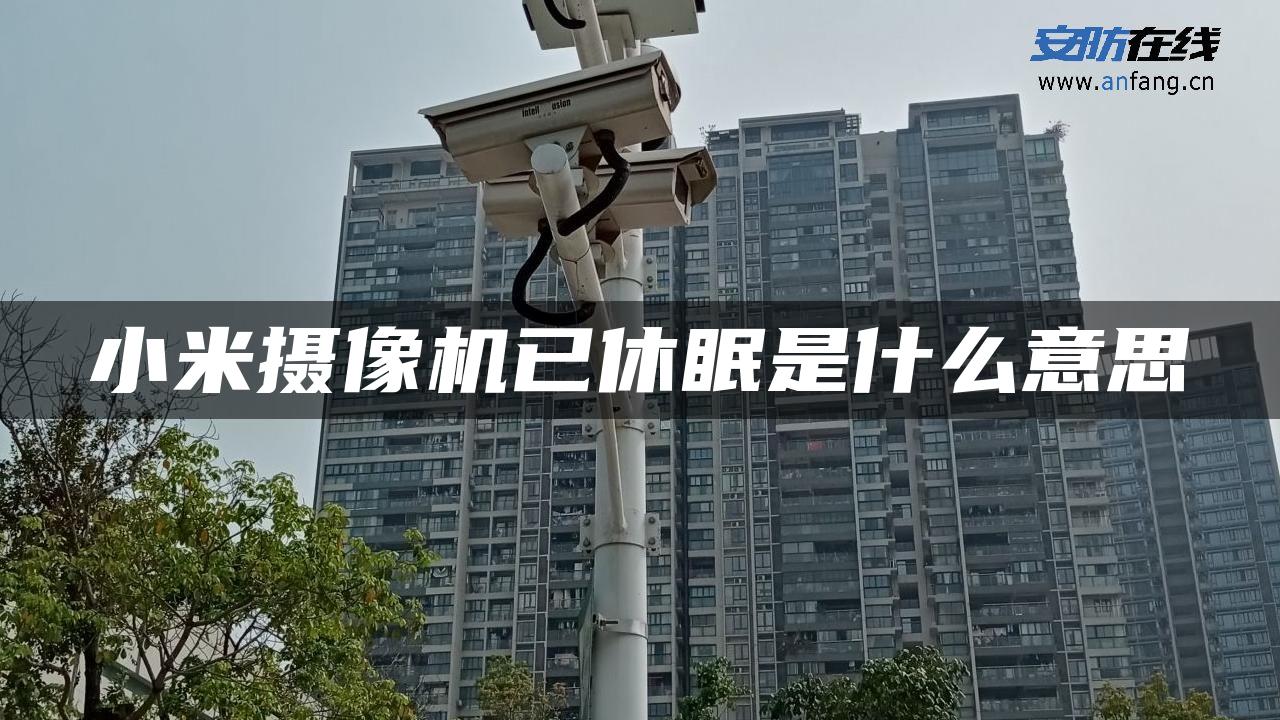 小米摄像机已休眠是什么意思