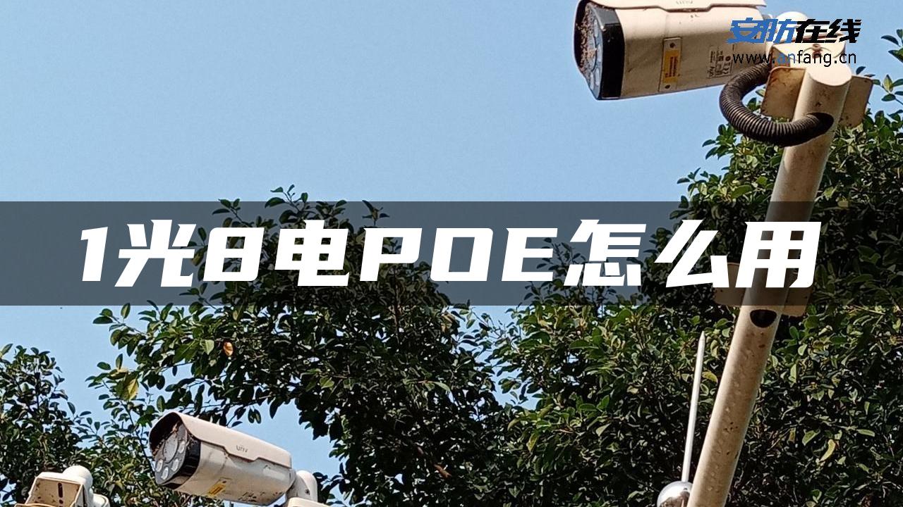 1光8电POE怎么用